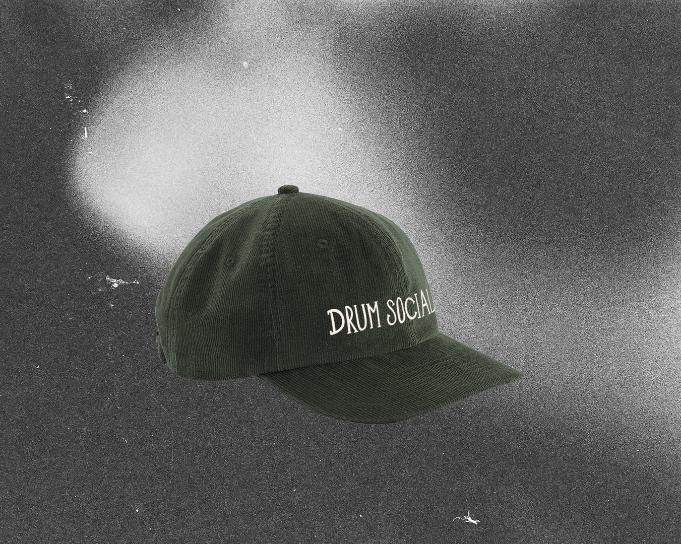 'DRUM SOCIAL' Cord Cap (OLIVE)