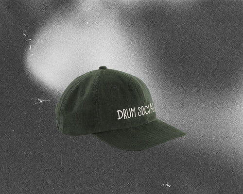 'DRUM SOCIAL' Cord Cap (OLIVE)